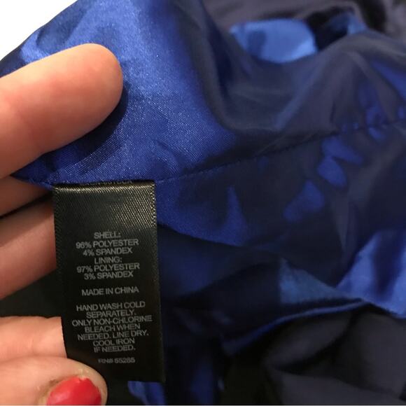 Express color block lined dress NWT size large - Picture 5 of 6